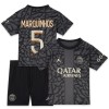 Maglia ufficiale Paris Saint Germain Marquinhos 5 Alternativa 2023-24 per Bambino